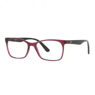 Óculos de Grau Retangular Ray-Ban RX7202L 5445 53 RMD.ACT Violeta - Feminino