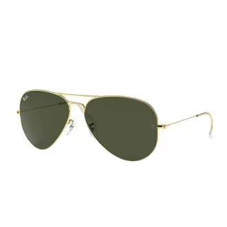 Óculos de Sol Aviador Ray-Ban RB3026L L2846 62 RGD.MTL Dourado