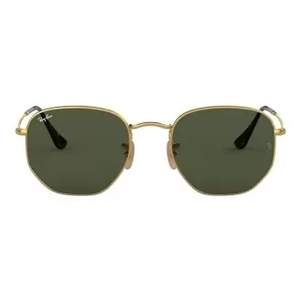 Óculos de Sol Hexagonal Ray-Ban RB3548NL 001 54 RMD.MTL Dourado