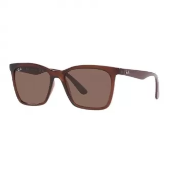 Óculos de Sol Quadrado Ray-Ban RB4372L 66717356 RGD.ACT Marrom