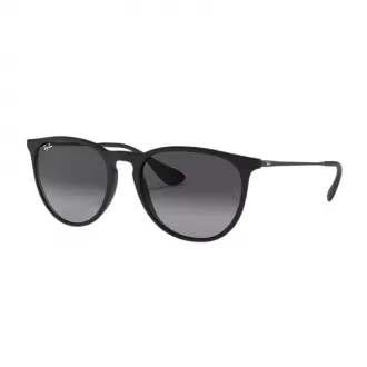 Óculos de Sol Retangular Ray-Ban Erika Classic RB4171L 622 8G54 RMD.ACT.MTL Preto