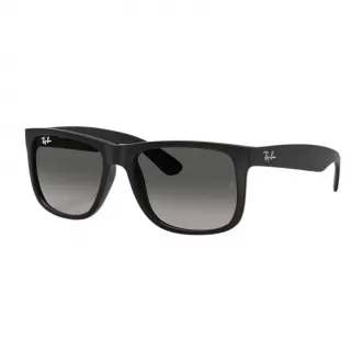 Óculos de Sol Retangular Ray-Ban Justin Classic RB4165L 601 8G57 RGD.ACT Preto