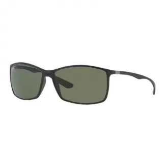 Óculos de Sol Retangular Ray-Ban Liteforce Tech RB4179 601S9A62 RGD.MTL.PLR Preto