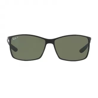 Óculos de Sol Retangular Ray-Ban Liteforce Tech RB4179 601S9A62 RGD.MTL.PLR Preto